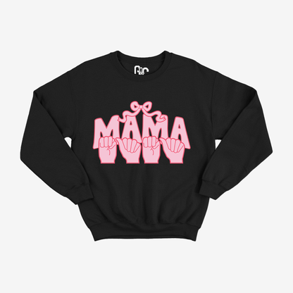 Pink Coquette Mama Crewneck