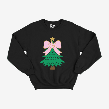 Bow Christmas Tree Crewneck