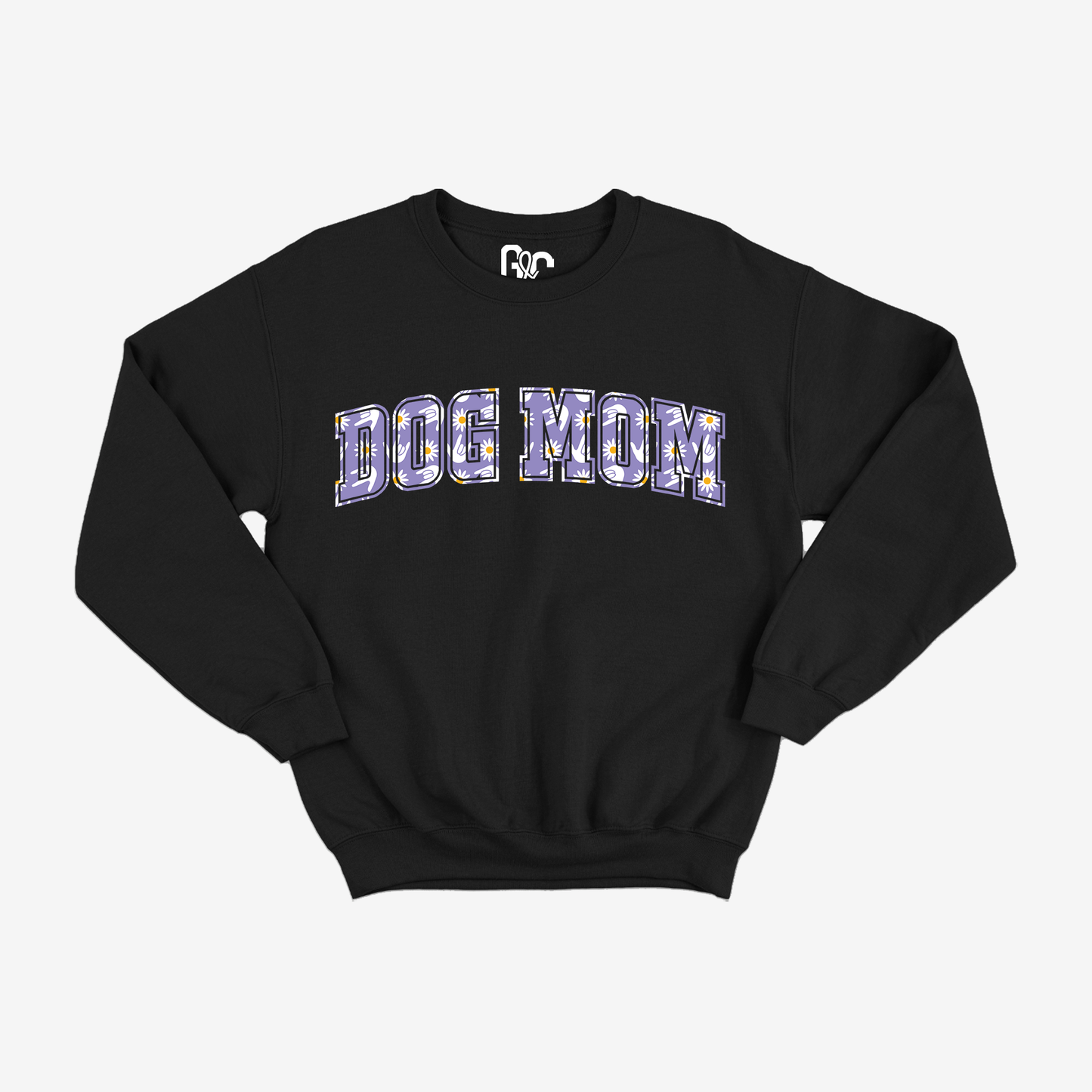 Dog Mom Purple ILY Crewneck