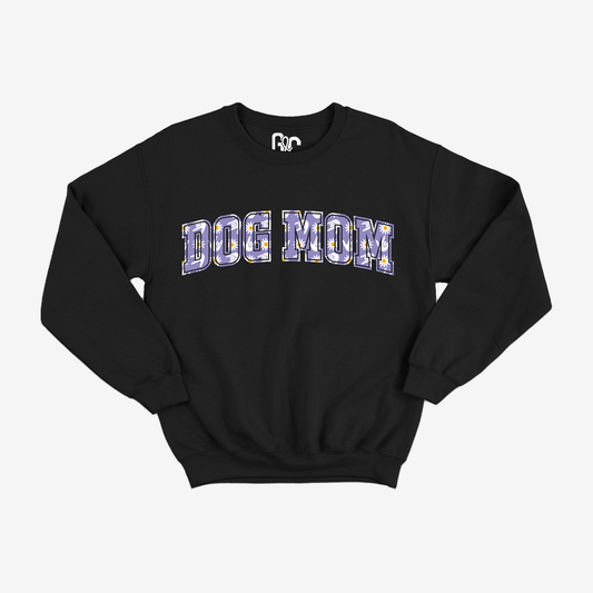 Dog Mom Purple ILY Crewneck
