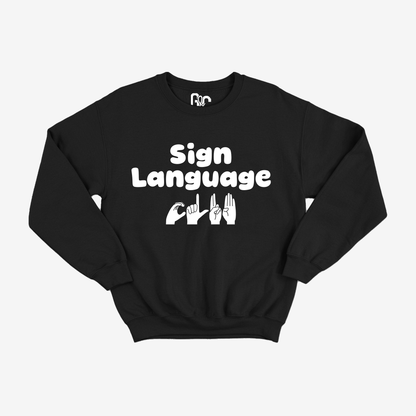 Sign Language Club Crewneck