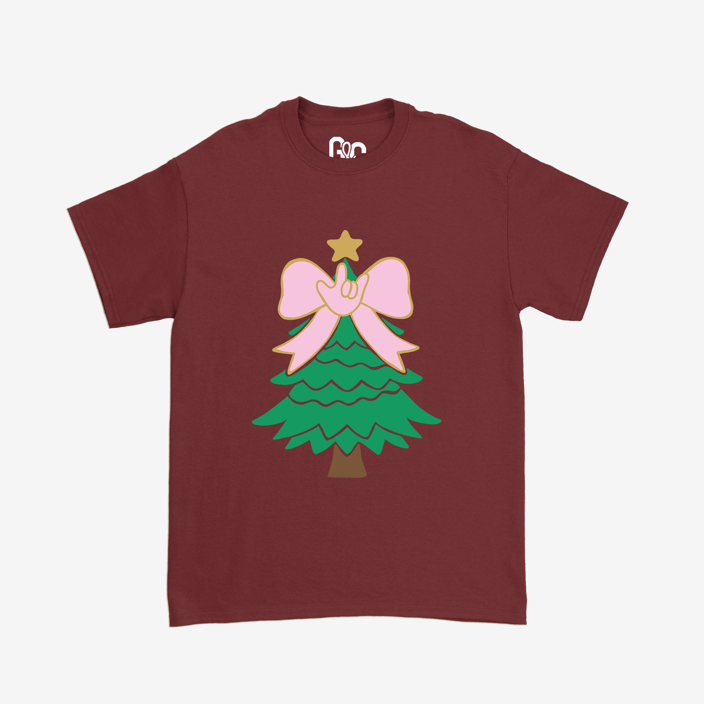 Bow Xmas Tree Tee
