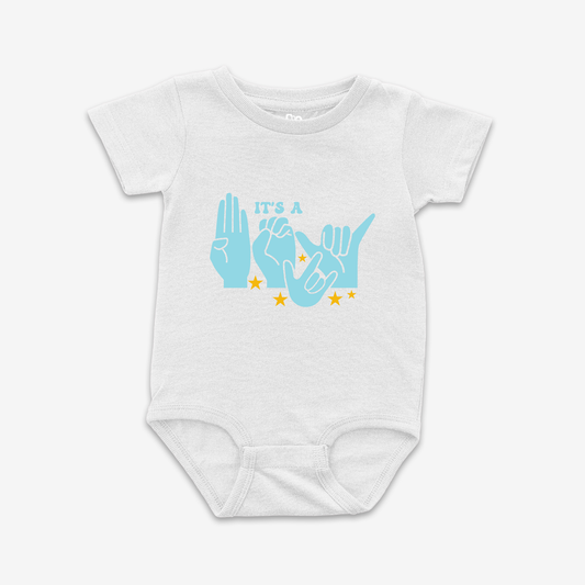 It's A Boy ILY Onesie Tee