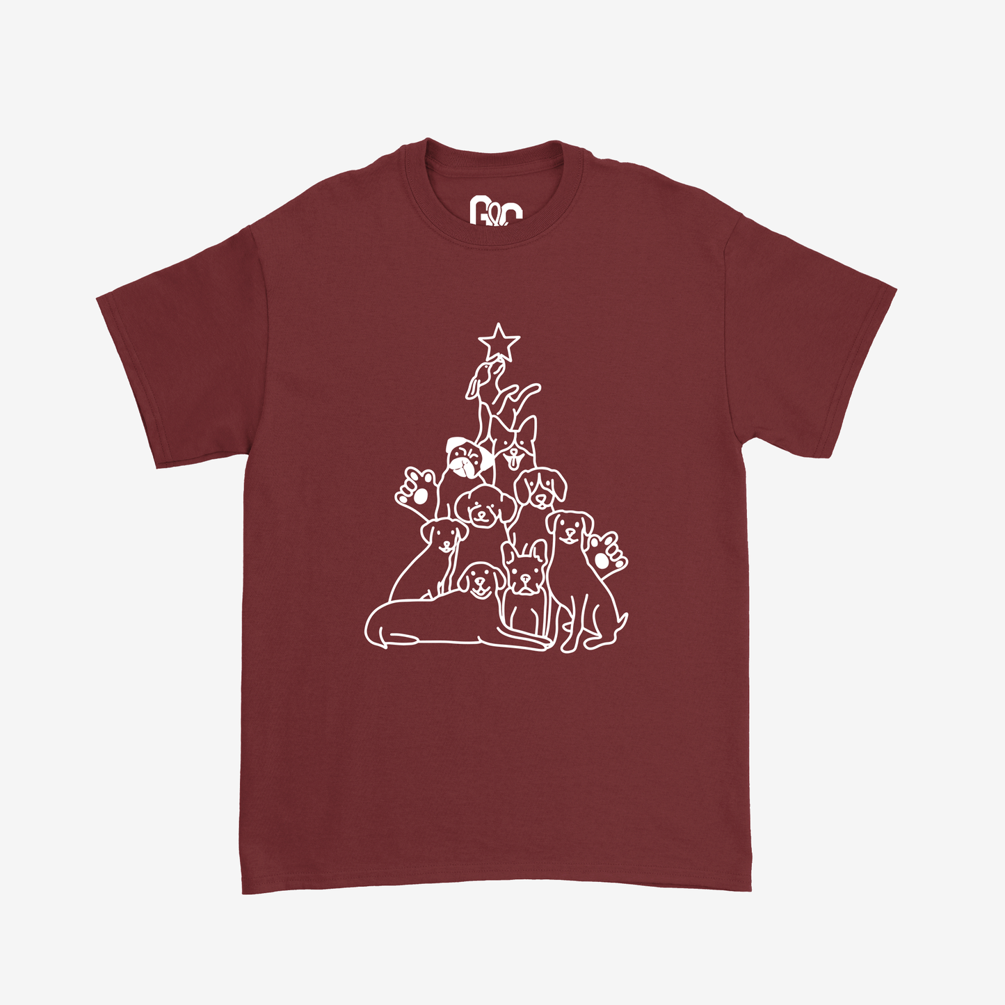 Dog Christmas Tree Tee