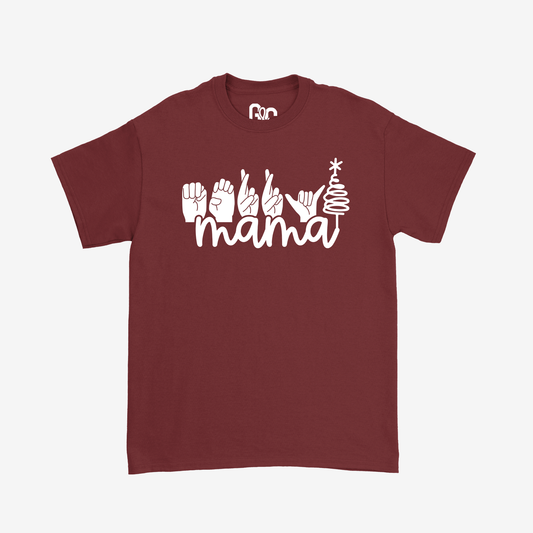 Merry Mama White  Tee