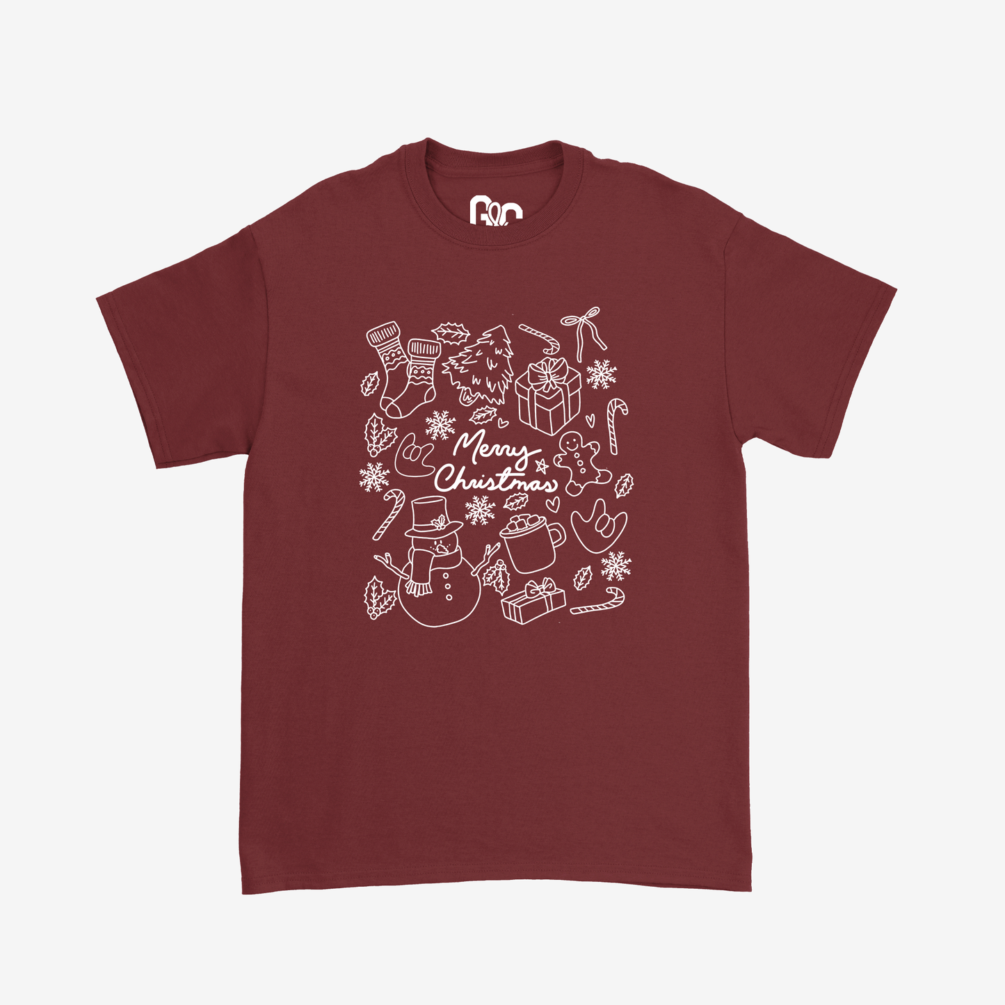 Merry Xmas Doodle Tee
