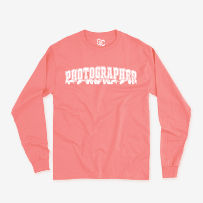Photographer Varsity Long Sleeve