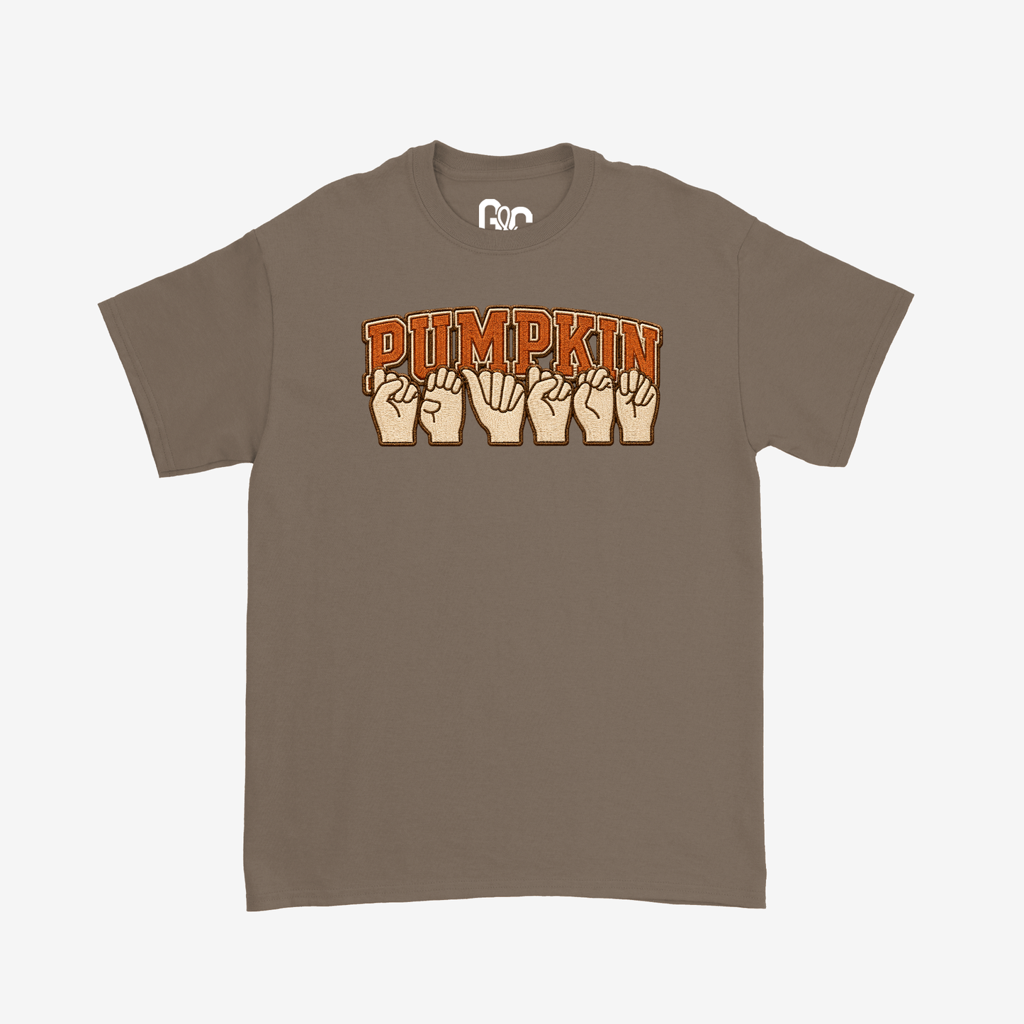 Faux Embroidery Pumpkin Season Tee