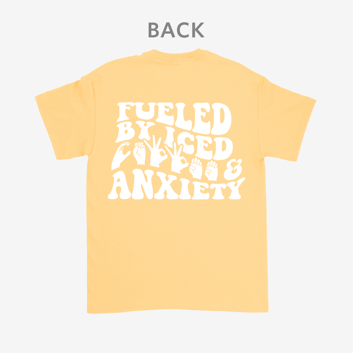 Fueled by iced coffee and anxiety Tee