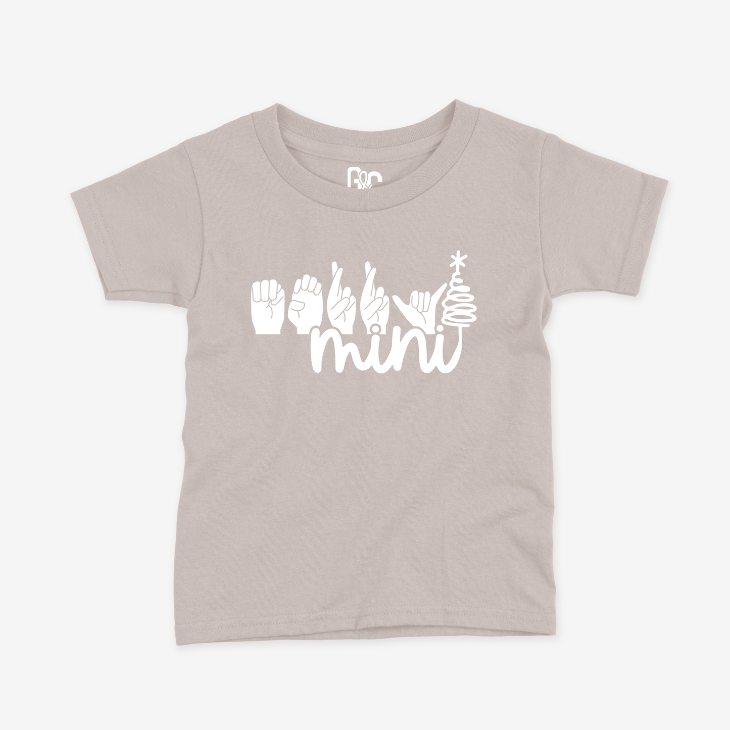 Merry Mini White Toddler Tee