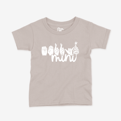 Merry Mini White Toddler Tee