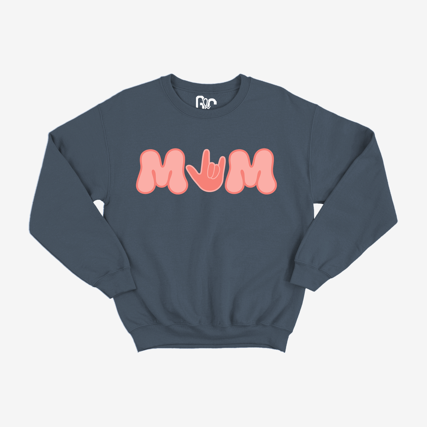 Bubble Mom ILY Crewneck