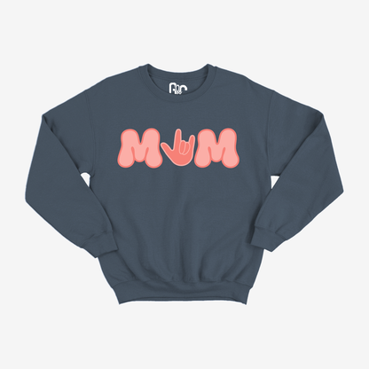 Bubble Mom ILY Crewneck