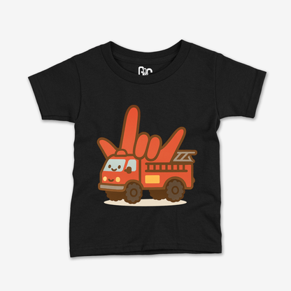 Fire Truck ILY Toddler Tee
