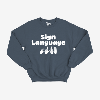 Sign Language Club Crewneck
