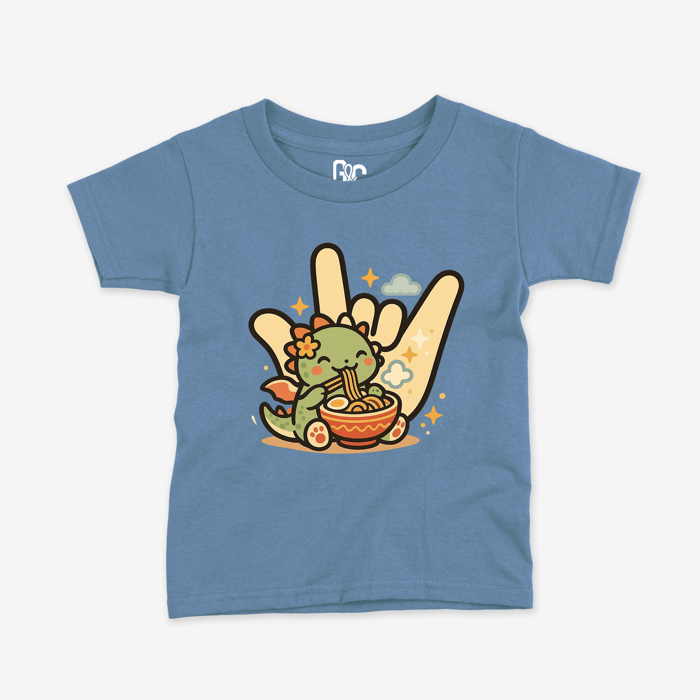 Noodly Dino ILY Toddler Tee