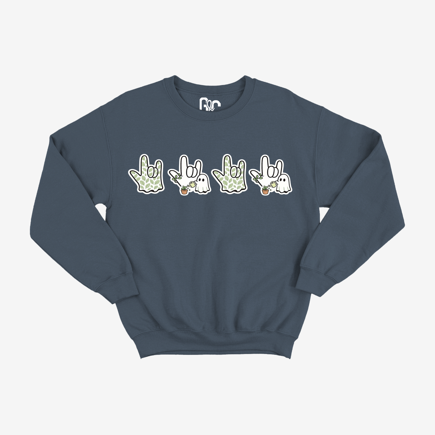 Plant Ghost ILY Crewneck