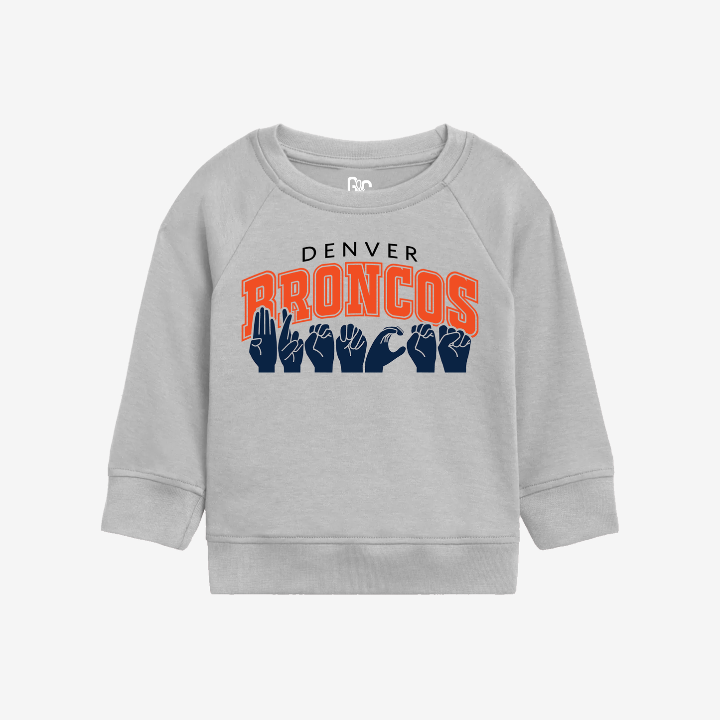 Denver Broncos Toddler Crewneck