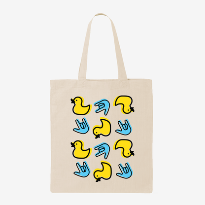 Duck ILY Tote Bag