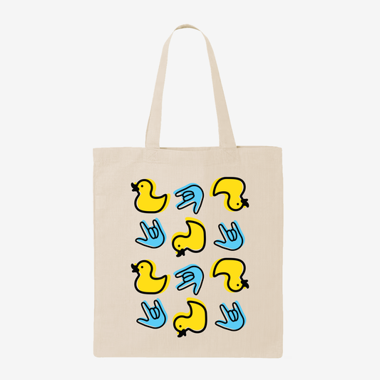 Duck ILY Tote Bag