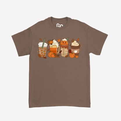 Fall Coffee Latte Tee