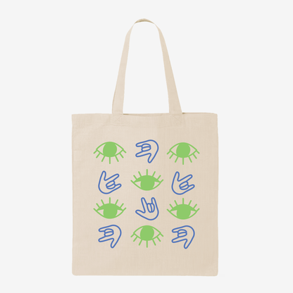 Eyes ILY Tote Bag