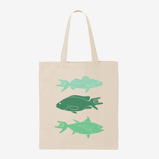 Fish ILY Tote Bag