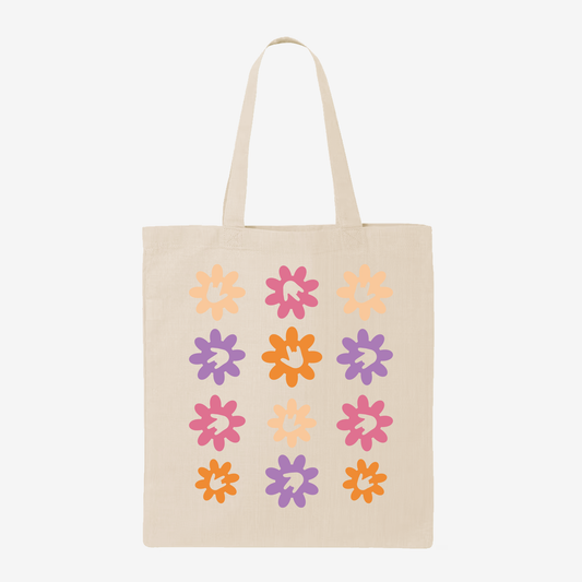 Floral ILY Tote Bag