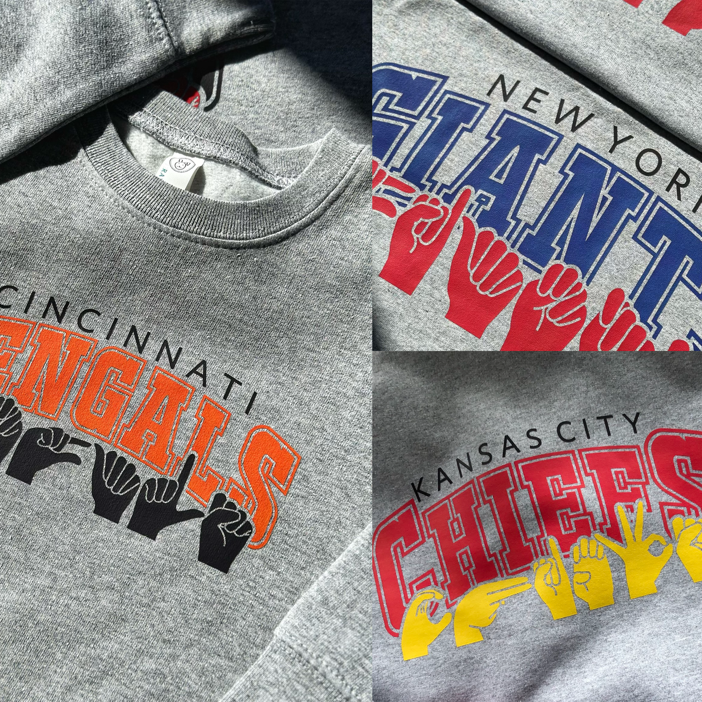 Football Custom Team Crewneck (Small-Large)