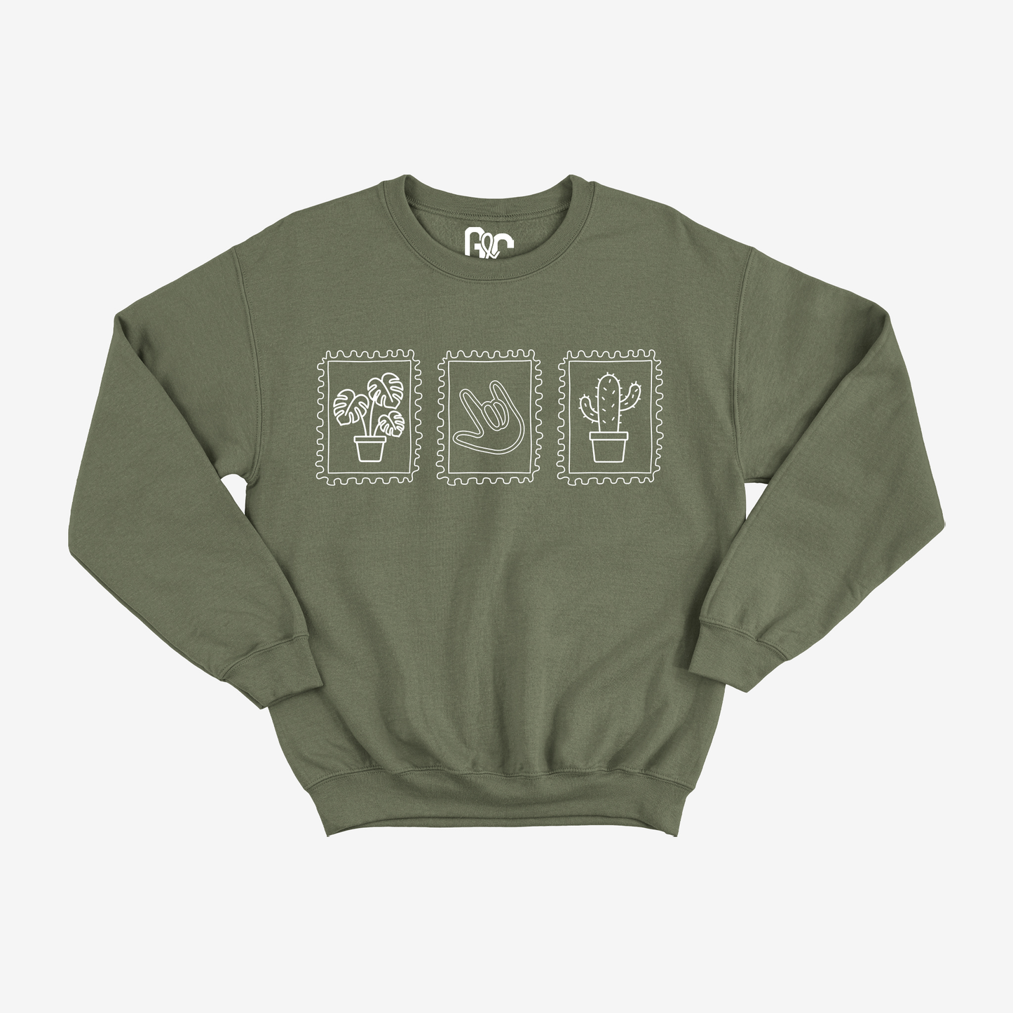 Plant Stamp ILY Crewneck