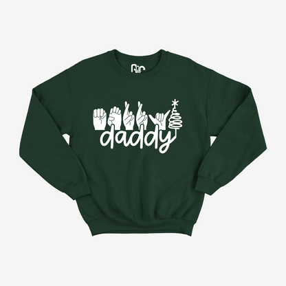 Merry Daddy  (White) Crewneck