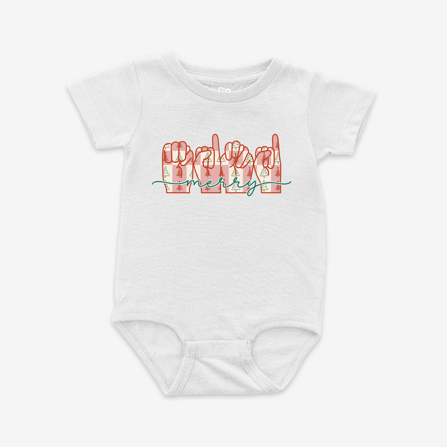 Merry Mini Onesie Tee