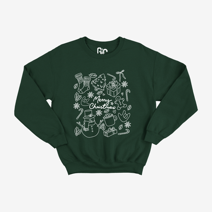 Merry Xmas Doodle Crewneck