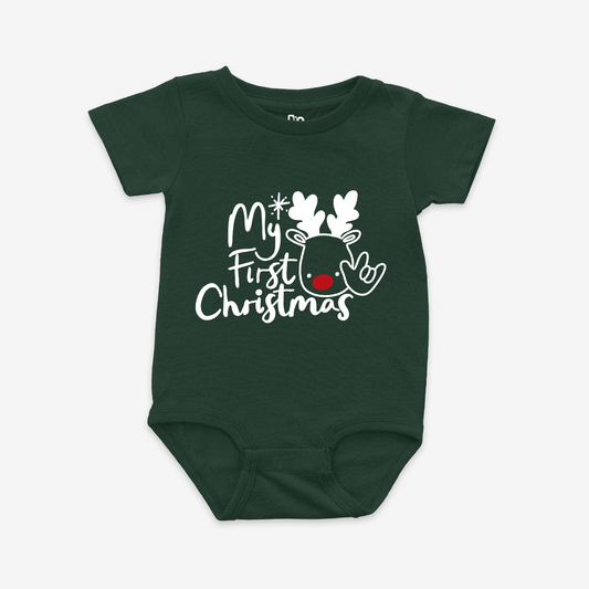 My First Christmas ILY Onesie Tee