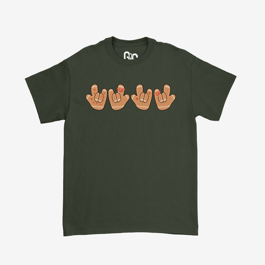 Gingerbread ILY Youth Tee