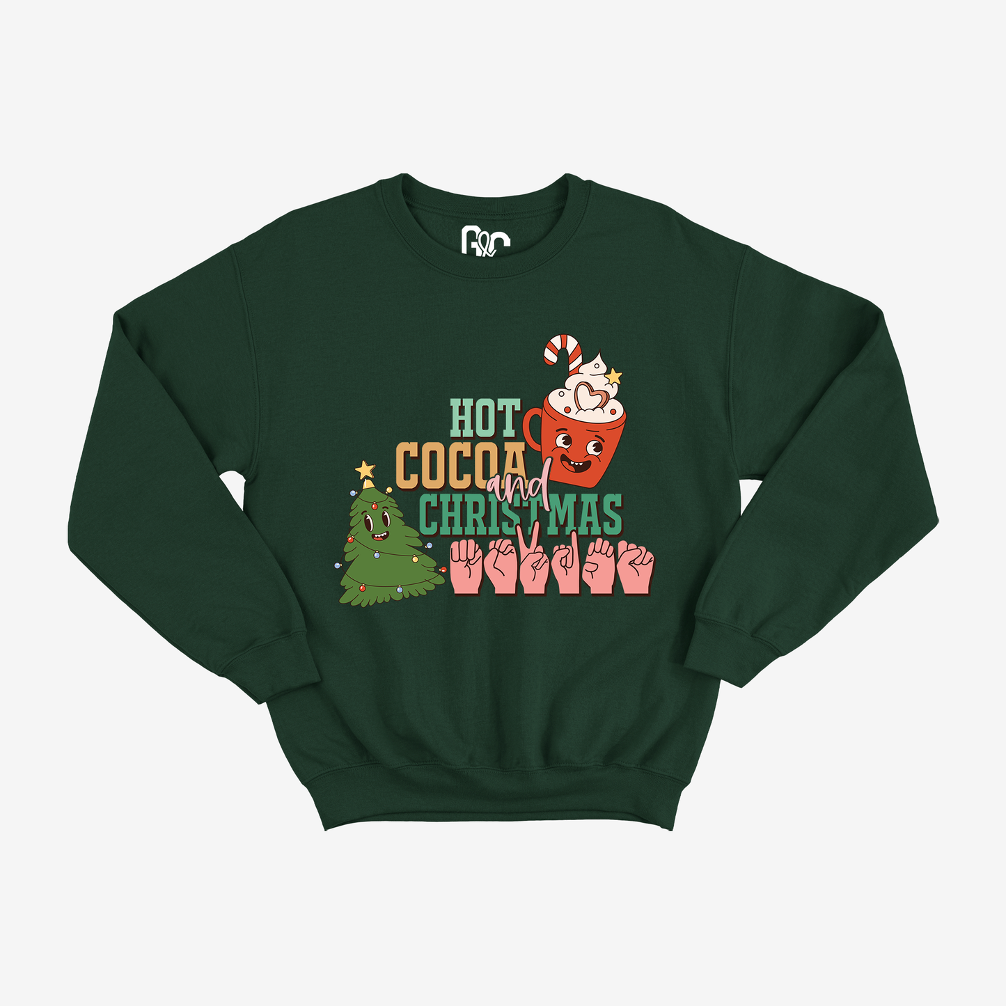 Hot Cocoa & Christmas Movies Crewneck