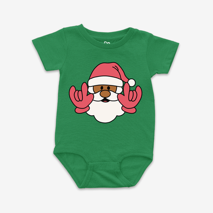 Santa ILY Onesie Tee