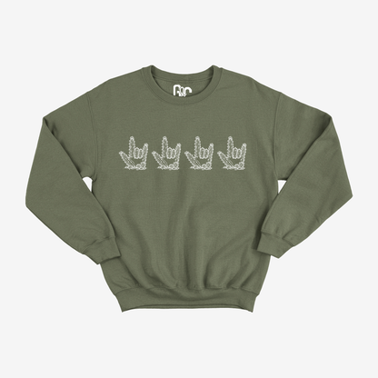 Desert Cactus ILY Crewneck
