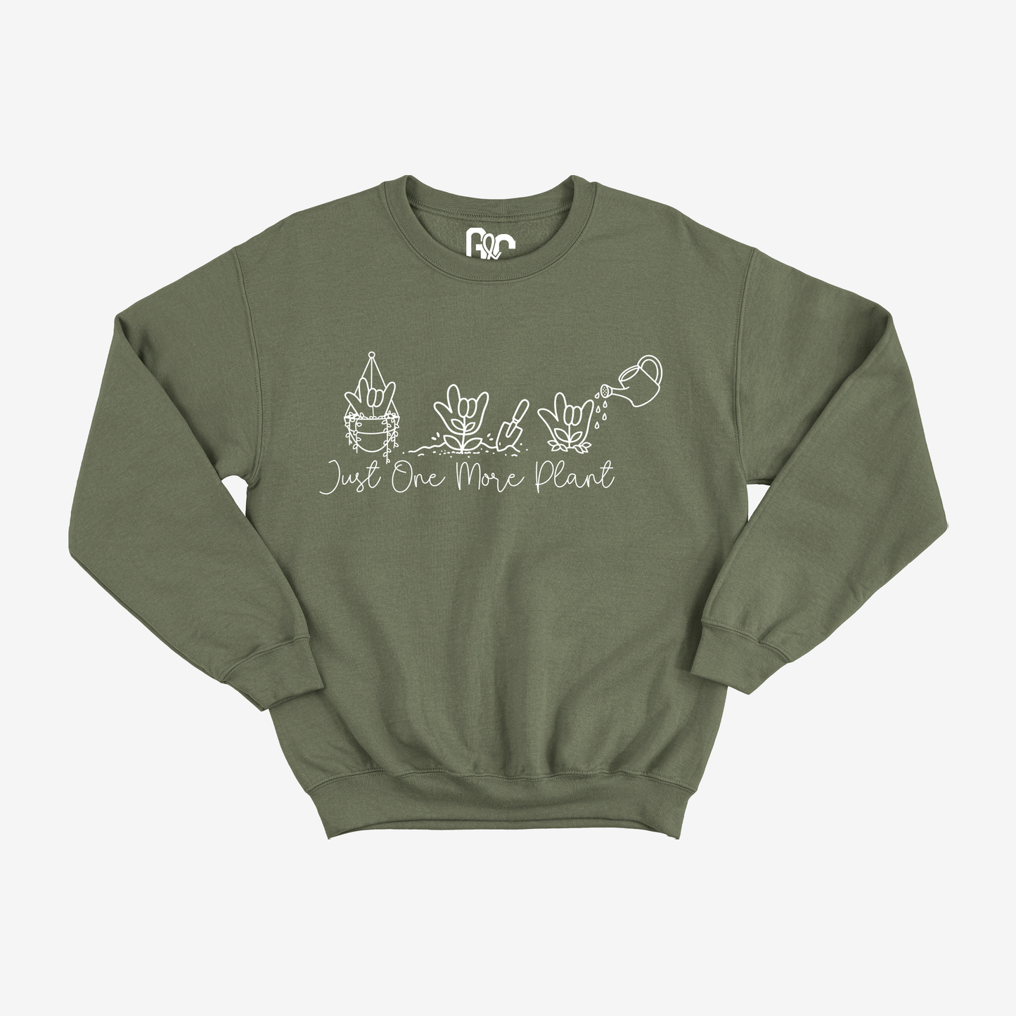 Just One More Plant Crewneck