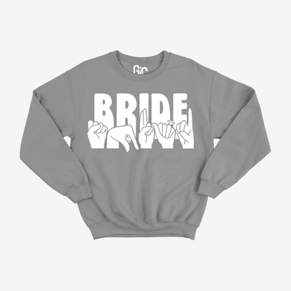 Bride Squad Dimond Crewneck