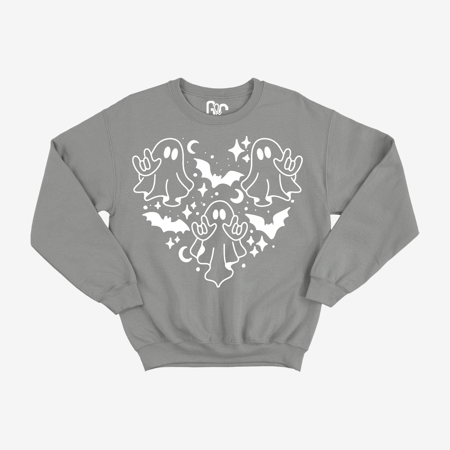 Ghostly Heart ILY Crewneck