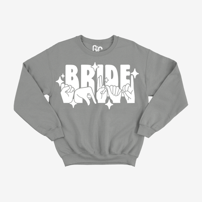 Bride Squad Sparkle Crewneck