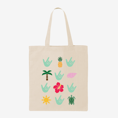 Hawaii ILY Tote Bag