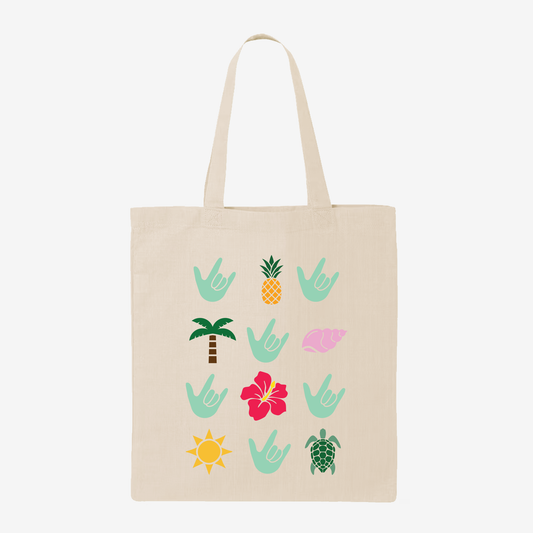 Hawaii ILY Tote Bag