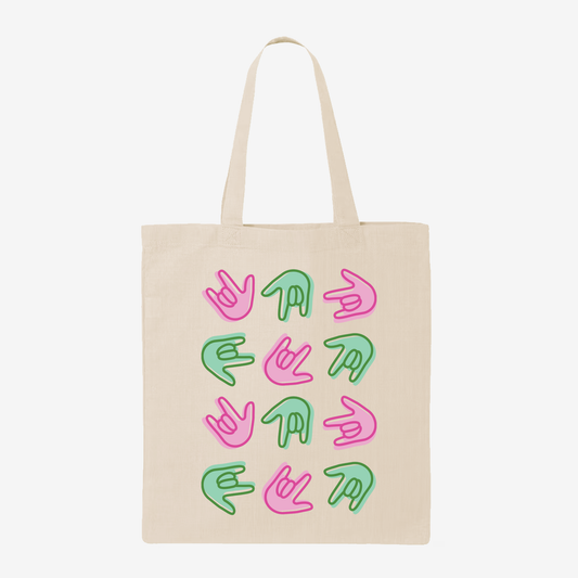 Double ILY Tote Bag