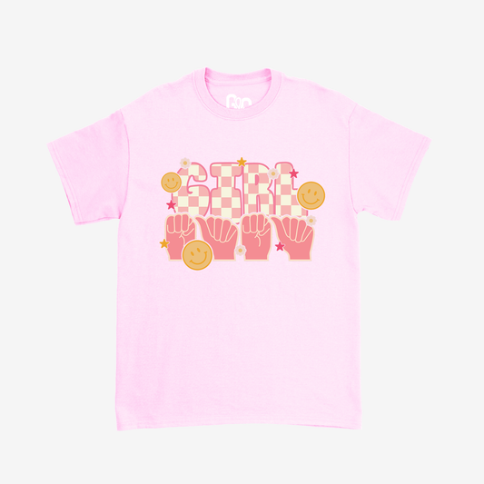 Retro Girl Mama Tee