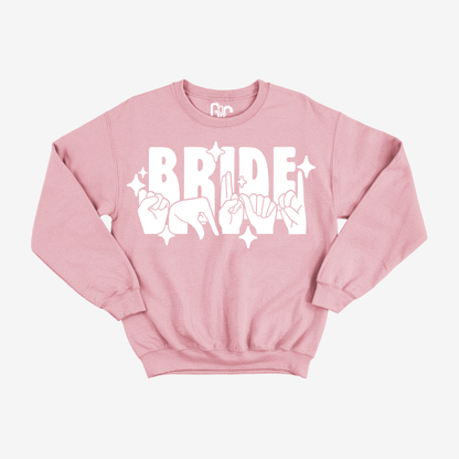 Bride Squad Sparkle Crewneck