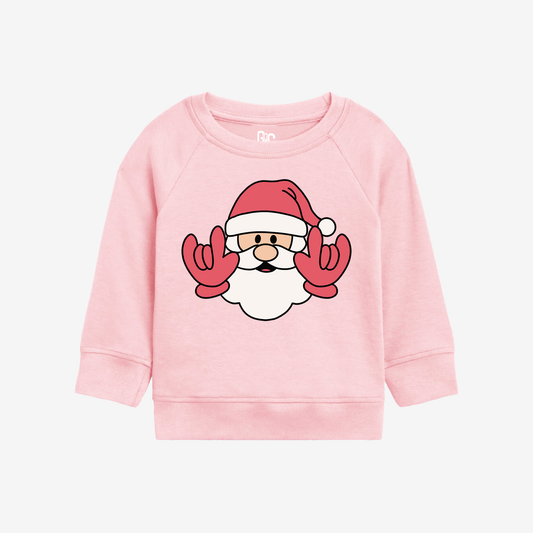 Santa ILY Toddler Crewneck