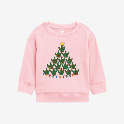 Christmas Tree Light ILY Toddler Crewneck