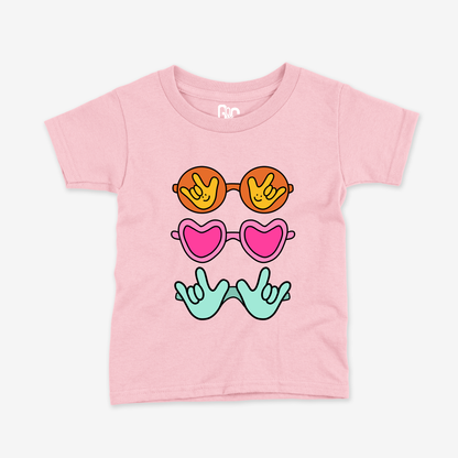 Summer Sunglass ILY Toddler Tee